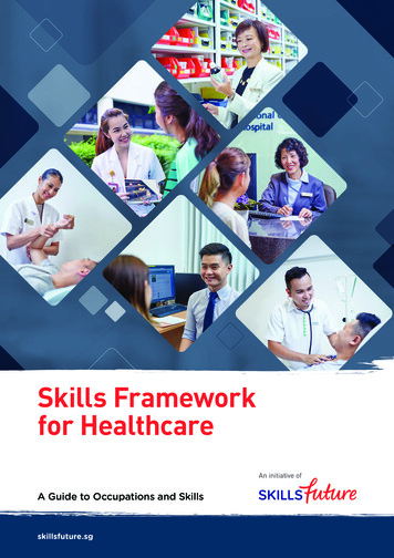 Skills Framework For Healthcare - MOH