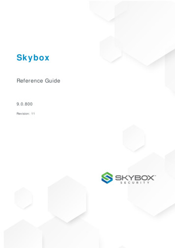 Reference Guide - S.skyboxsecurity 