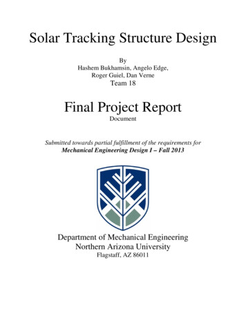 Solar Tracking Structure Design - Template