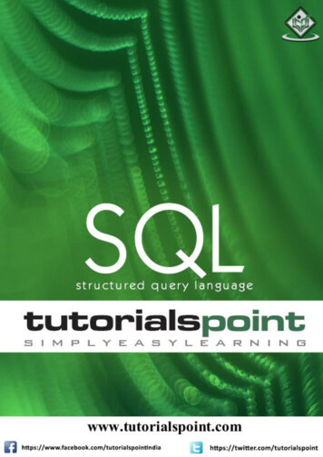 SQL - Tutorialspoint