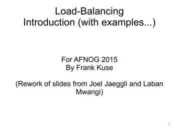 Load-Balancing Introduction (with Examples)