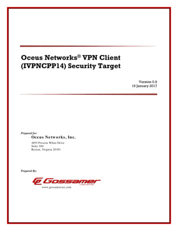 Oceus Networks VPN Client For Android (IVPNCPP14) Security .