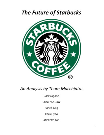 Strategic Report For Starbucks Corporation