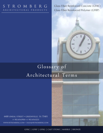 Glossary Of Architectural Terms