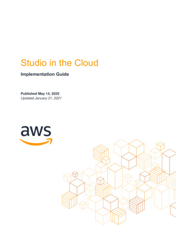 Studio In The Cloud Implementation Guide