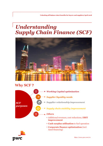 Understanding Supply Chain Finance - PwC
