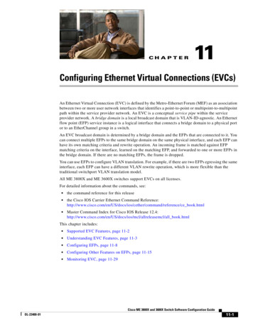 Configuring Ethernet Virtual Connections (EVCs) - Cisco