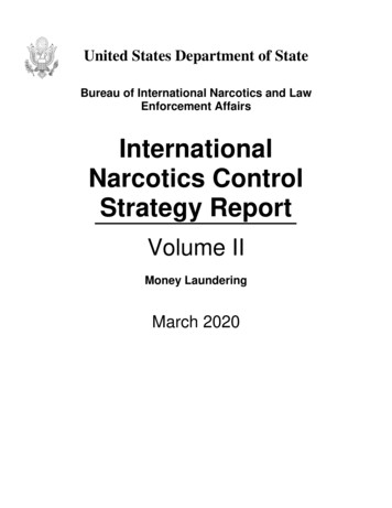 International Narcotics Control Strategy Report