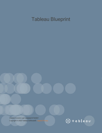 TableauBlueprint - Tableau Help Tableau Software