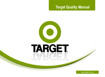 Target Quality Manual