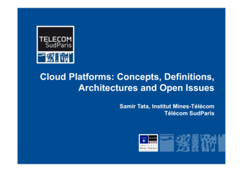 Cloud Platforms: Concepts, Definitions, Architectures And .