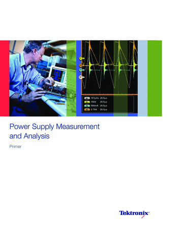 Power Supply Measurement And Analysis - Mouser