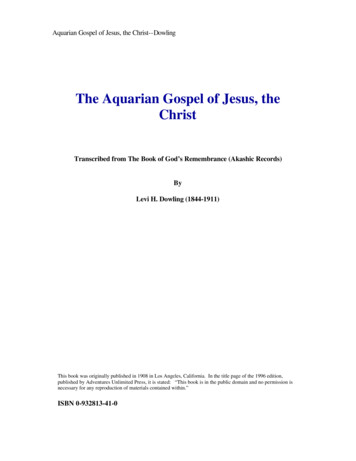 The Aquarian Gospel - Sanctus Germanus