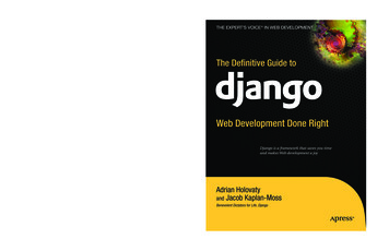 Django The Definitive Guide Companion EBook