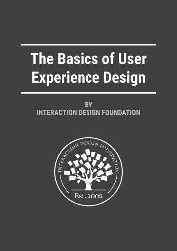 The Basics Of User Experience Design - Tofas Akademi
