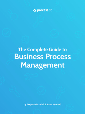 The Complete Guide To Business Process Management