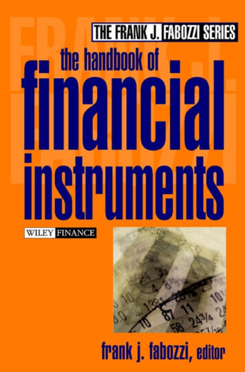 The Handbook Of Financial Instruments