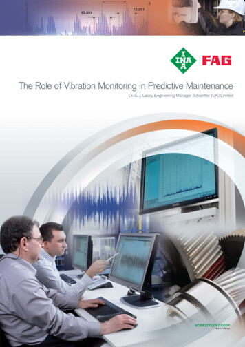 The Role Of Vibration Monitoring In Predictive Maintenance