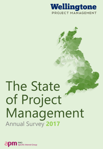 The State Of Project Management Survey 2016