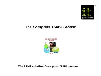 The Complete ISO27001 ISMS Documentation Toolkit