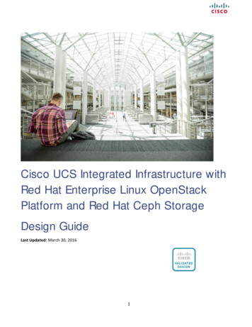 Cisco UCS Integrated Infrastructure With Red Hat .