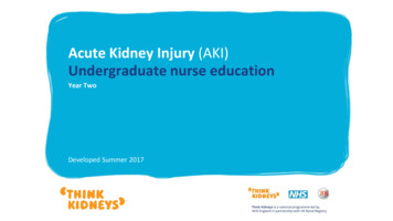Acute Kidney Injury (AKI) Undergraduate Nurse Education