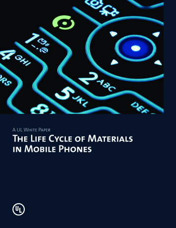 The Life Cycle Of Materials In Mobile Phones