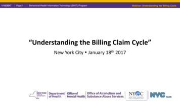 Understanding The Billing Claim Cycle