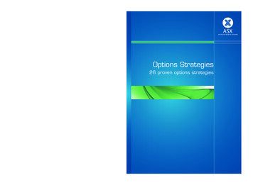 Options Strategies - 26 Proven Options Strategies .