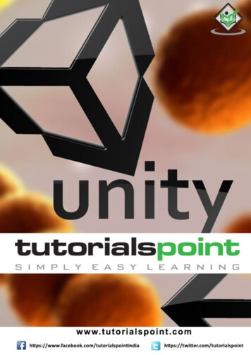 Unity - Tutorialspoint