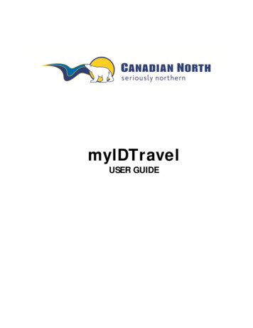 User Guide - MyIDTravel - Revision 1