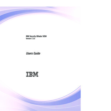 IBM Security QRadar SIEM Users Guide