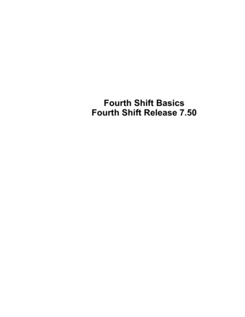 Fourth Shift Basics - Worthen.xdatasync 
