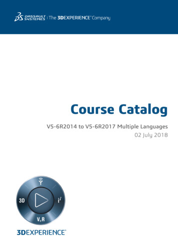 Course Catalog - 3DCATIA 