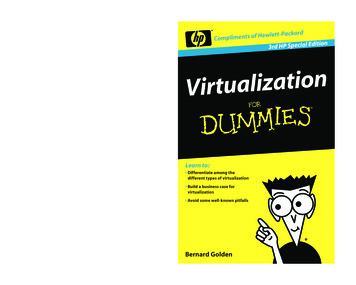 Virtualization For Dummies, 3rd HP Special Edition