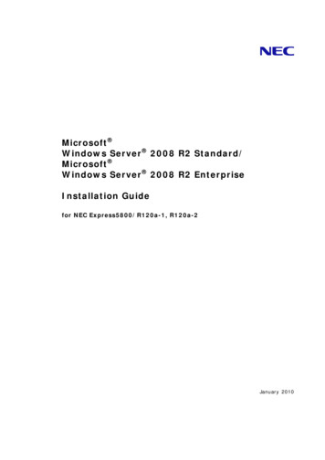Microsoft 2008 R2 Standard/ Microsoft Windows Server 2008 .
