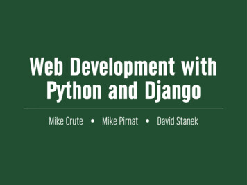 Web Development With Python And Django