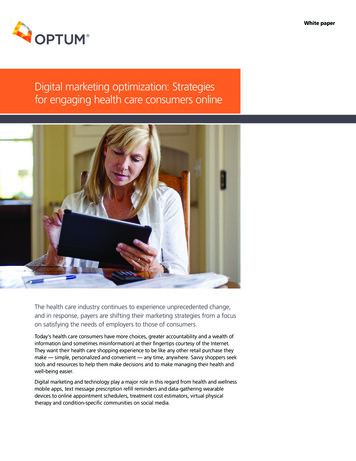 Digital Marketing Optimization: Strategies For Engaging .