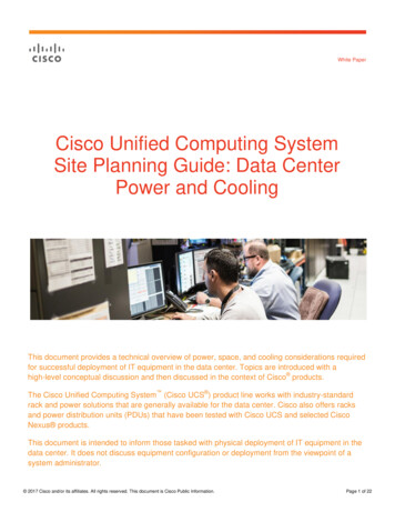 Data Center Power And Cooling White Paper - Cisco