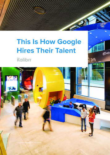 This Is How Google Hires Their Talent - Kalibrr