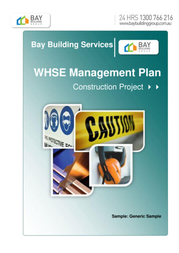 WHSE Management Plan - Bay Building Group