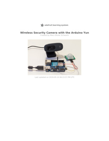 Wireless Security Camera With The Arduino Yun