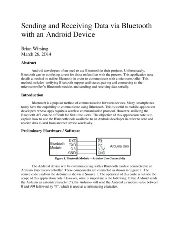 Sending And Receiving Data Via Bluetooth With An Android .