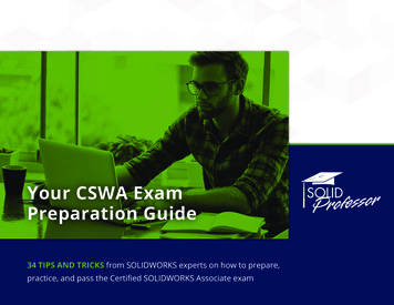 HOW TO PREPARE FOR THE CSWA EXAM TIPS FOR HOW TO 