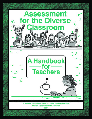 Assessment For The Diverse Classroom