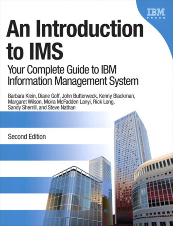 An Introduction To IMS: Your Complete Guide To IBM .