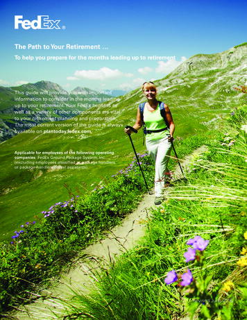 The Path To Your Retirement - FedEx
