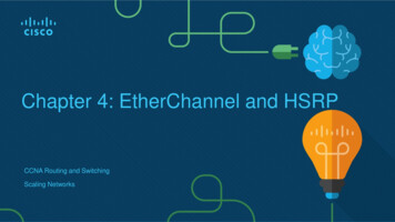 Chapter 4: EtherChannel And HSRP