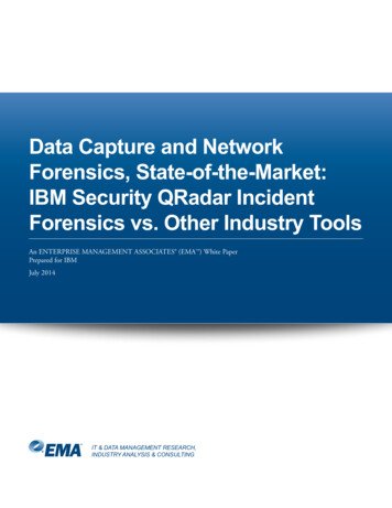 Data Capture And Network Forensics, State-of-the-Market .