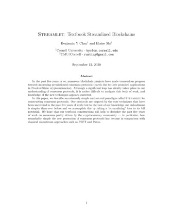 Streamlet: Textbook Streamlined Blockchains